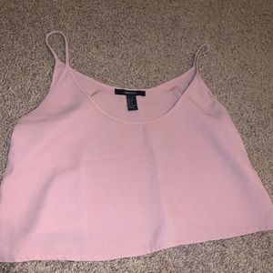 pink forever 21 crop top